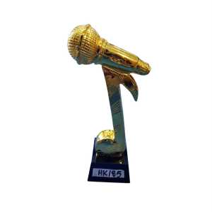 Microphone speaking singing declamation Trophy HK185