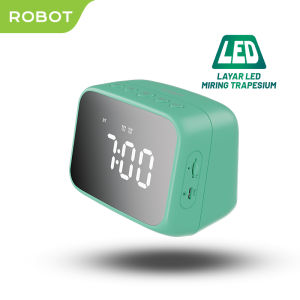 ROBOT Speaker RB170 Bluetooth 5.3 with LED Display & Alarm Clock Garansi 1 Tahun