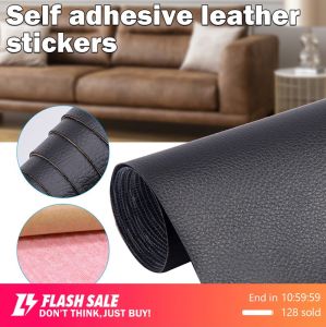 20*25/50*137cm Leather Repair Patch DIY leather patch Self Adhesive Waterproof Eco leathers Tape Dining Set Chair Seat Cover Sticker Cloth for Couches Sofa Hole Repairing Furniture Car Seats Cushion Handbag PU Fabric Patches Bags Fix Tear Adhesion