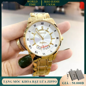 {LAZADA ĐỒNG HỒ HÀNG HIỆU }[Miễn Phí Vận Chuyển] Đồng hồ nam dây kim loại SR DM771SWA Full box kính Sapphire chống xước chống nước Size 40mm fullbox ( LỰA CHỌN 3 MÀU }
