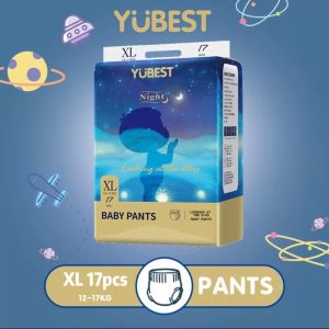 แพมเพิสเด็ก YUBEST Night ผ้าอ้อมเด็กแบบกางเกง บางเฉียบใส่สบาย  M L XL XXL XXXL