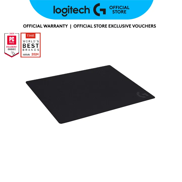 Logitech G640 Large Cloth Gaming Mouse Pad, Optimized for Gaming Sensors, Moderate Surface Friction, Non-Slip Mouse Mat, Mac and PC Gaming Accessories, 460 x