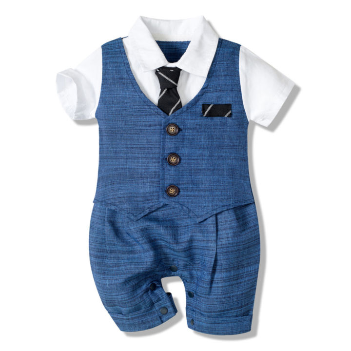 Baby Boy Baptismal Christening Clothes Set Toddler Kids Gentleman
