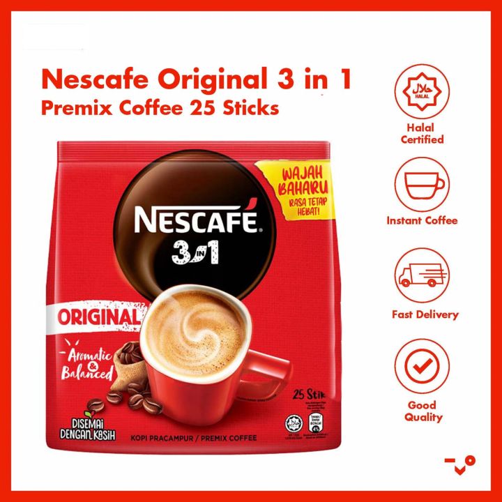 NESCAFÉ 3 in 1 Original 25 Stickpack 18g