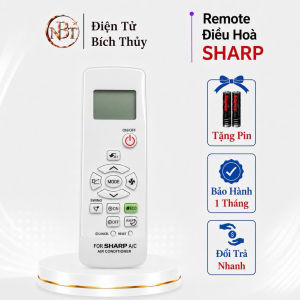 Điều khiển điều hòa SHARP Mã 11 remote máy lạnh SHARP - Tặng kèm pin - T&U Remote