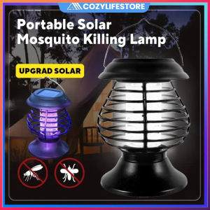 Solar Mosquito Insect Killer Lamp Automatic Light Sensor Lamp Hanging Electric UV Light/White Light