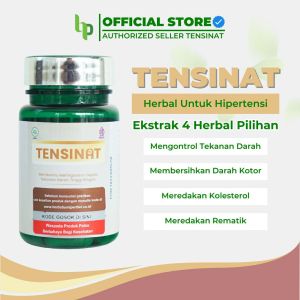 TENSINAT Obat Untuk Meringankan Tekanan Darah Tinggi Aman Dikonsumsi 100% Herbal Alami Sudah BPOM