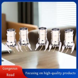 [Gorgeous] Hot Sale 5 10 20PCS 50 Ohm Q9 BNC Female Right Angle 90 Degree Plug Solder Cup PCB Nickel Plated Brass RF Coaxial Adapters