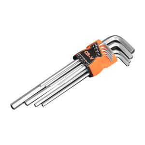 ToolHub หกเหลี่ยมหัวบอล 9 ตัวชุด (ยาว) CR-V แท้ 100% ประแจแอล ชุดตัวแอล ประแจหกเหลี่ยม หกเหลี่ยมชุด