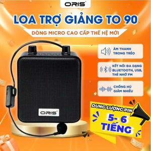 [CÔNG TY CHÍNH HÃNG]Loa trợ giảng không dây Oris TO-90 công suất 20W tích hợp Echo giúp giọng trong sáng hơn- ORIS TO90