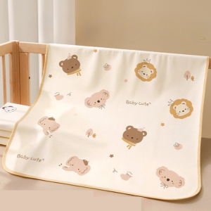 Waterproof Baby Pee Pad Reusable Baby Bed Pad Washable Baby Diaper Cotton Urine-Proof Changing Mat
