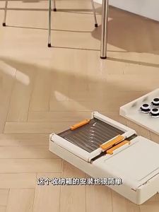 [SG Seller]Multi Layer Movable Storage Cabinet Folding Storage  Foldable Storage Cabinet Multi-functional Storage Cabinet