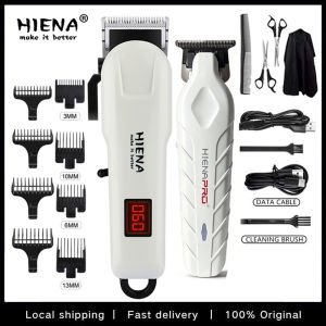 HIENA Hair Clipper HYN-209 HYN-023 Set Razor Wireless Hair Trimmer With Lcd Display Cordless Barber Golden Color Hair Cutter Machine