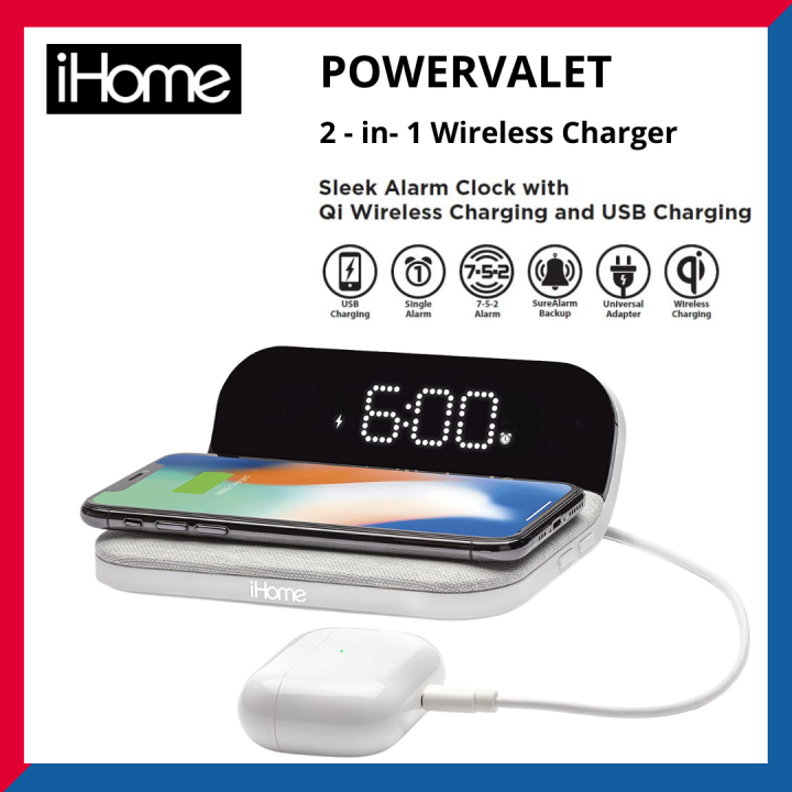 Wireless Charging Ihome Model Iw18 IHome IW18 Digital Alarm Clock