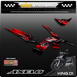 Sticker Striping Variasi Suzuki Shogun AXELO - Stiker Striping Acesoris Motor Shogun AXELO. KS.01