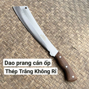 Dao Prang Thép 453cr Kháng Rỉ Cứng Ngang Vòng Bi - Cán Ốp 3 Đinh Chắc Chắn