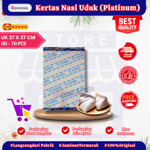 Kertas Bungkus Nasi Coklat Ukuran 27x37 - Isi 70