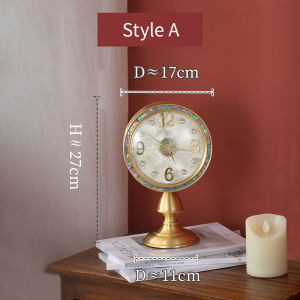 เวียดนามน้ำหนักเบาโต๊ะทำงานโต๊ะทำงานนาฬิกาตั้งโต๊ะทำงานของนาฬิกาตั้งโต๊ะทำงานเงียบเสียงระฆังทองแดงบนโต๊ะทำงาน