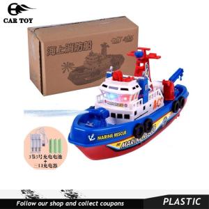 Đồ Chơi Xe Hơi 1 Chiếc Thuyền Rc Đồ Chơi Tàu Điều Khiển Từ Xa Đèn Âm Nhạc Tốc Độ Cao Thuyền Cứu Hỏa Cứu Hộ Hàng Hải Chạy Điện Đồ Chơi Không Điều Khiển Từ Xa Trẻ Em Xmas Quà Tặng