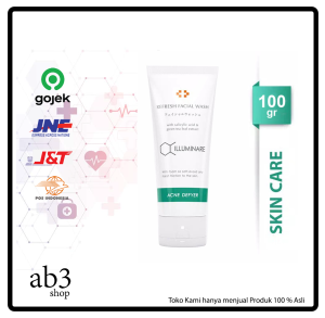 ILLUMINARE ACNE FACIAL WASH 100GR - PEMBERSIH WAJAH-SABUN MUKA JERAWAT