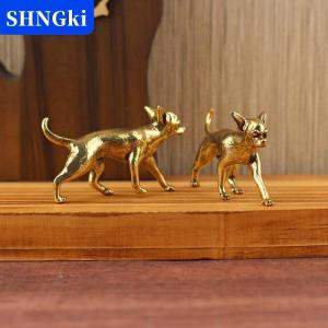 [COD] 🔥🔥🔥SHNGki Động vật đồng thau đồ trang trí không có lông chó con chó con lối vào Bàn cà phê trang trí trang trí không có lông chó động vật để bàn đồ trang trí