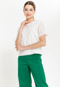 badomoda CHIA Lace Waist Filipiniana Blouse