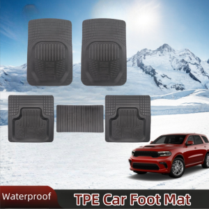 TPE Car Floor Mats Universal Waterproof Suitable Car Foot Mats Pad High Quality Texture Can Be Cut