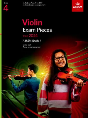 ABRSM Violin Exam Pieces from 2024 (with Piano Accompaniment) Initial Grade 1 2 3 4 5 6 7 8