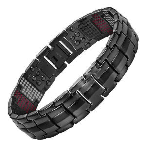 Negative ion titanium steel bracelet/detachable mens bracelet/bracelet