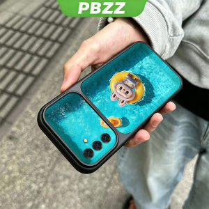 PBZZ Case for samsung a14 4g a14 5g a14e a15 phone casing Softcase silicone shockproof Cover new design aesthetic cute purple for girls Cartoon swimming KNYC3