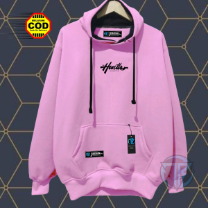 Jacket Hoodie Sweater Pria Wanita Warna Abu Paralon Bahan Katun Tebal List Hustle Terbaru Tarandam Jaya Hodie Switer Laki Dewasa Ukuran Jumbo Size M-L-XL-XXL Hudie Suwiter Oversize Korean Style Huddie Sweter Jumper Aestehtic Cowok Cewek Keren