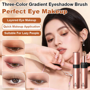 Shimmer Eyeshadow Stick 3 Colors Easy Application Long-lasting Makeup