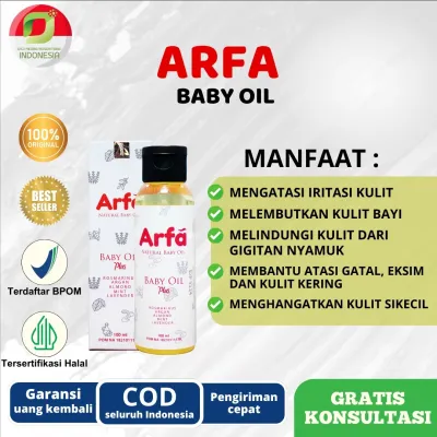 Arfa Baby Oil Minyak Telon Herbal Untuk Kesehatan Kulit Bayi