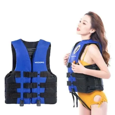 MODOFO Professional Life Jacket For Adult Kids Outdoor Water Sport Fishing Swimming Boating Vest