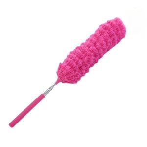 88cm Long Pole Adjustable Telescopic Bending Feather Duster Microfiber Duster