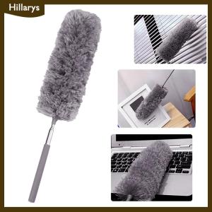 [Hillarys] Retractable Duster Stainless Steel Long Handle Dusting Brush Car Household Cleaning Tools Microfiber Dust Brush