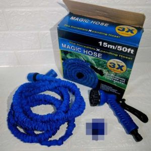 SEMPROTAN SELANG FLEKSIBEL ELASTIS MAGIC HOSE 15M / 7.5M - SELANG TAMAN MOBIL RUMAH SERBAGUNA  SHENAR - LEMARIMAJUJAYA
