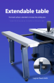 【Super Sale】DEKES Professional Table Saw machine for wood,8" 250mm1800W bench saw cutting machine with blade included ,can be 45 degree angle multifunctional small chainsaw woodworking machinery sawing wood panels power tools compatible with wood surfac. 