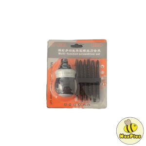 MaxPlus L13 in 1 Ratchet Screwdriver Set Alloy Steel Magnetic Dual-Purpose Batch Head Telescopic Screwdriver