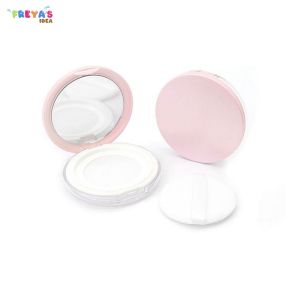 FR-K183 Wadah Bedak Tabur dengan Cermin Loose Powder Case Free Sponge / Tempat Bedak Tabur Travel
