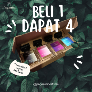 Parfum Pria Wangi 24 Jam Paganini Parfum Beli 1 Dapat 4 EDP Bikin Doi ngajak Cekin