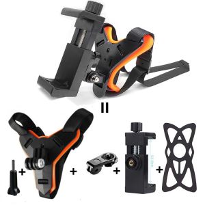 【Reeopee 】Motorcycle helmet chin mobile phone bracket motorcycle helmet GoPro Hero strap 10/9/8/7/6/5/4 camera Xiaomi sports camera helmet motorcycle full face