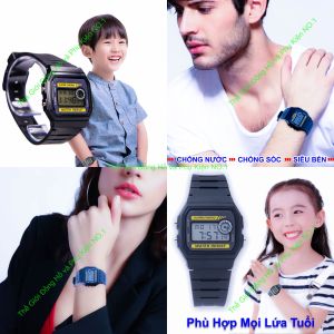 Đồng Hồ Điện Tử CA.S|.O Thời Trang  9 SX tại Thailand Chống Nước Tuyệt Đối Pin Lâu 7 Năm CH02