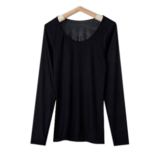 Ultra Thin Thermal Underwear Shirt Long Sleeves Skin-Friendly Inner Wear Seamless Breathable Base Shirt