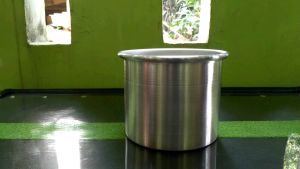 Loyang bulat lurus 10cm 12cm dan 14cm tinggi 10cm tebal bahan 08mm