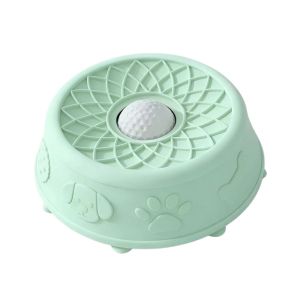 XINSU38 Bite Resistant Pet Lick Toy Silicone Anti-spill Slow Feeder Pet Food Dispenser Non Tip Design Interactive Snack Bowl for Puppy Kitty Training