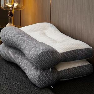 DANSUNREVE Cervical Pillow for Neck Pain Relief Soybean Fiber Cervical Spine Repair Pillows Orthopedic Pillow Neck Support Pillow
