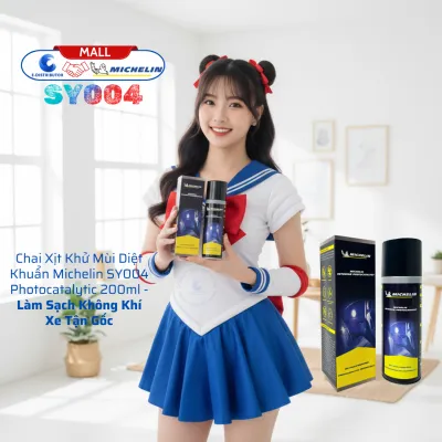 Chai Xịt Khử Mùi Diệt Khuẩn Michelin SY004 Photocatalytic 200ml - Làm Sạch Không Khí Xe Tận Gốc