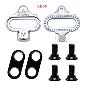 Shimano SH56 SH51ที่เหยียบเสาหลักจักรยานจักรยานเสือแบบไร้ที่ติดชุดหมุดอุปกรณ์ขี่แข่งสำหรับ SH56 SH51 WPD-98A ของ Wellgo ของแท้ใหม่