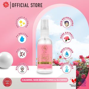 Viva Queen Rose Face Mist with NIACINAMIDE COLLAGEN MOISTURIZING COMPLEX & ROSE EXTRACT - 60ml